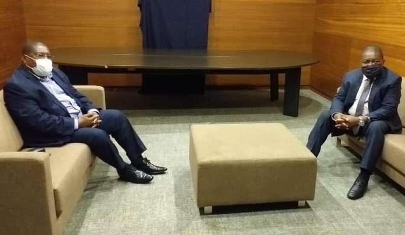 Filipe Nyusi com Ossufo Momade