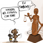 Cartoon: A Fome em Angola