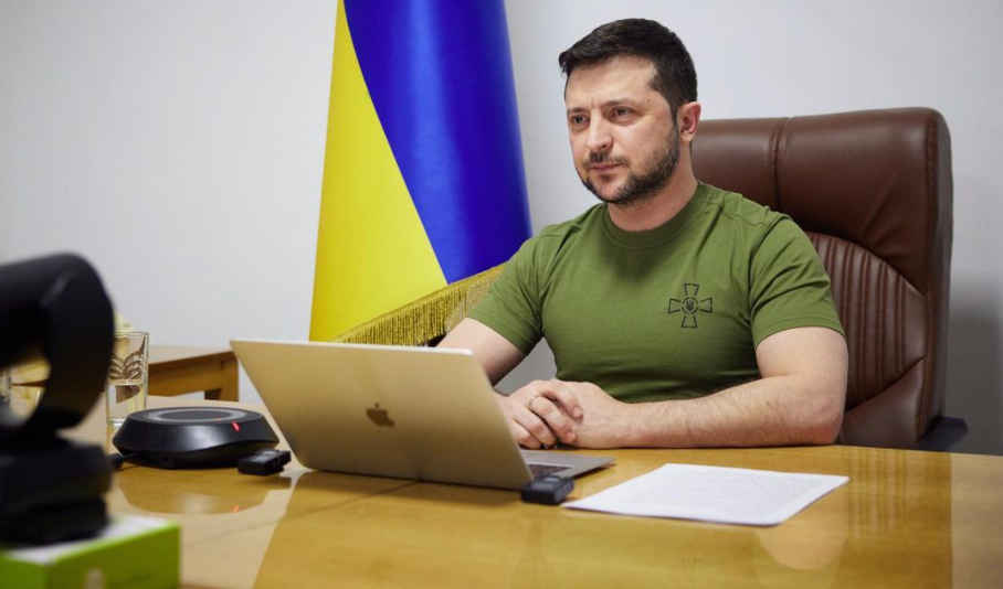 Presidente Volodymyr Zelensky Ucrânia