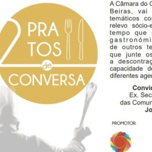 CCRB convida José Cesário para nova edição da iniciativa “Dois Pratos de Conversa com…” em Amarante