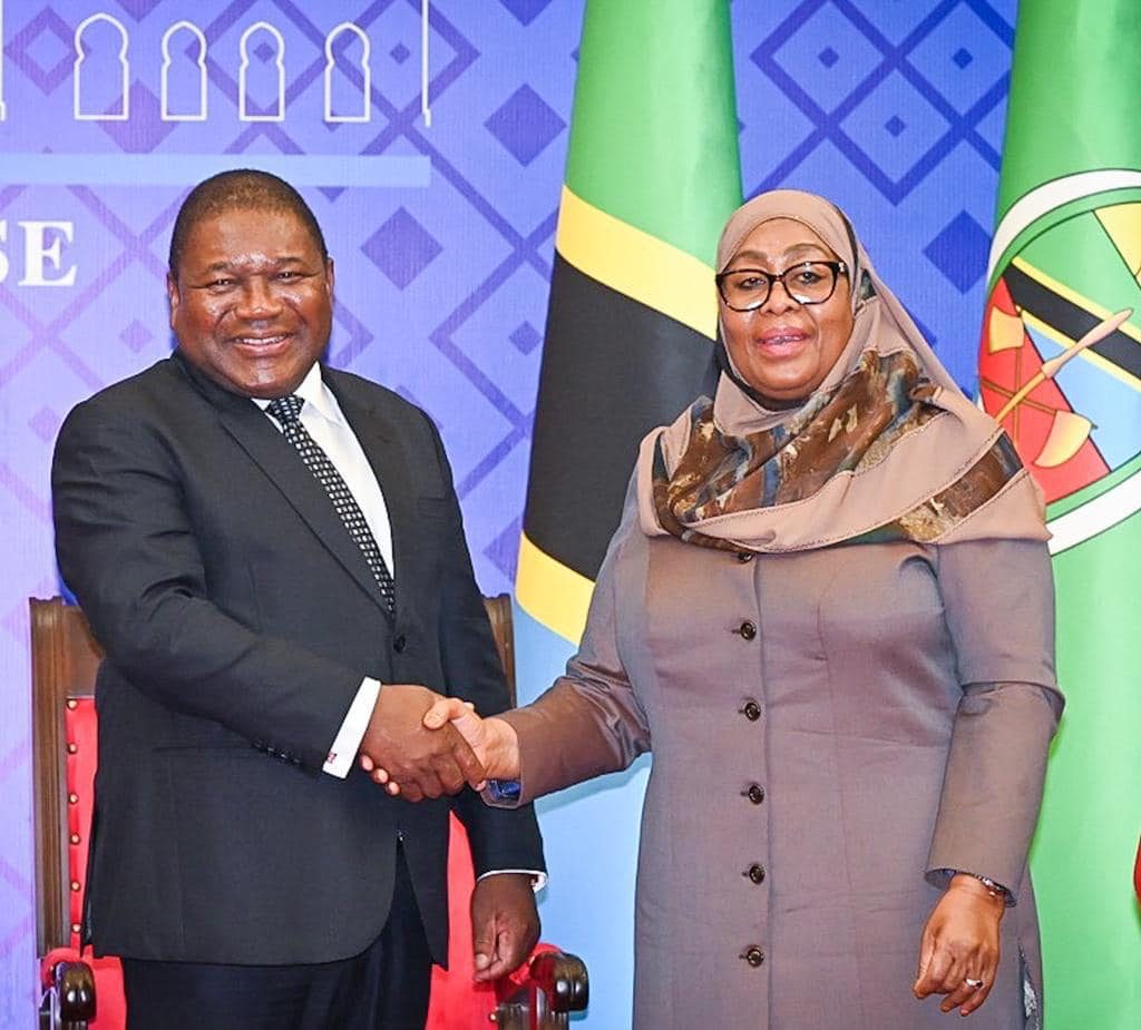 Filipe Nyusi Moçambique Samia Suluhu Tanzania