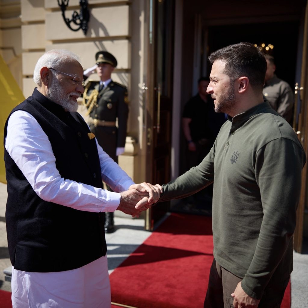 Volodymyr Zelensky Narendra Modi Ucrânia Índia