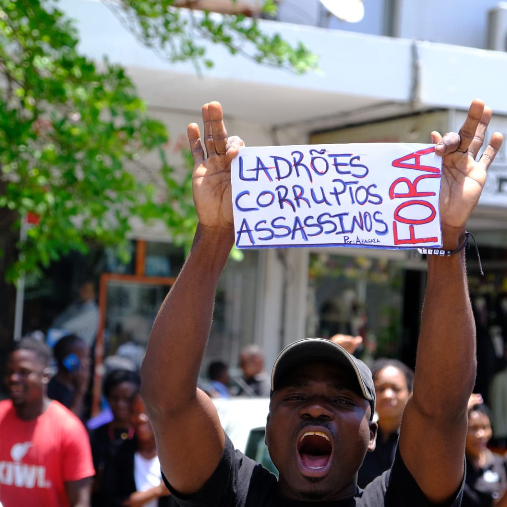 Moçambique manifestações Venâncio Mondlane