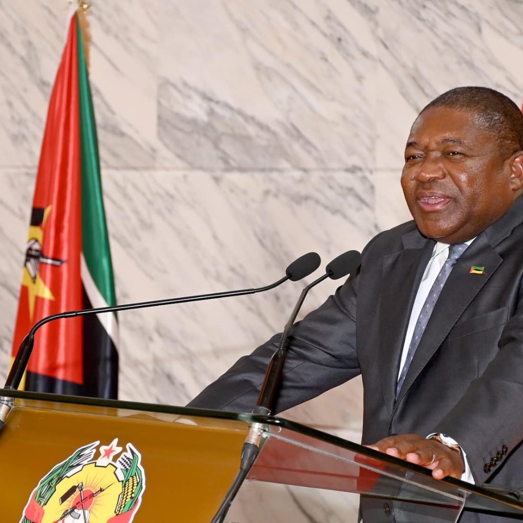 Presidente de Moçambique Filipe Nyusi