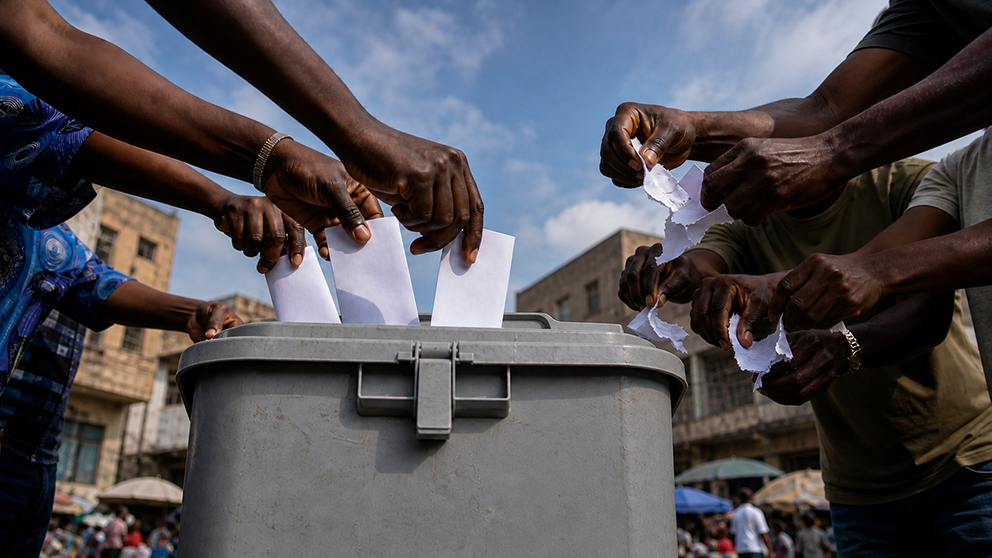 Africa Votação eleições referendo